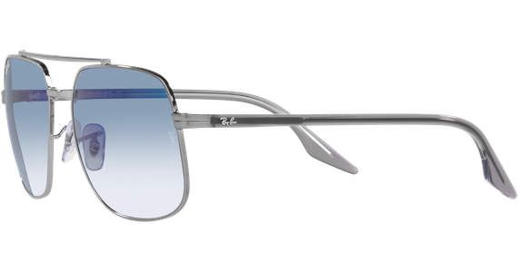 Ray-Ban RB3699 004/3F Glänzendes Gunmetal/Blau - Ansicht 3