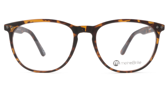 meineBrille 04-96040-02, Dunkel Havanna Matt front - Ansicht 3