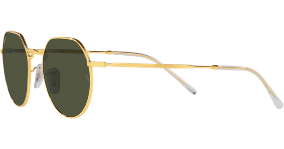 Ray-Ban RB3565 Jack Glänzend Gold / Grün 919631 53 - Ansicht 3