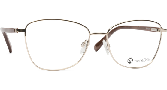 meineBrille 04-06030-02, Gold/Nougat rechts - Ansicht 5