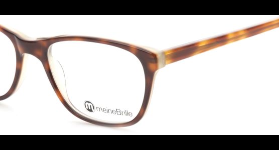 meineBrille 04-69040-03, Dunkel Havanna/Honig nah - Ansicht 4