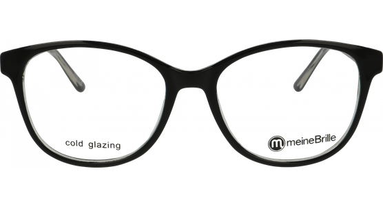 meineBrille 04-30090-02, Schwarz/Transparent - Ansicht 3