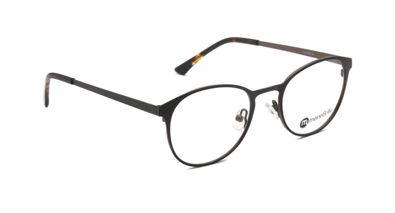 meineBrille 04-79000-02, Schwarz/Nougat Matt rechts - Ansicht 5