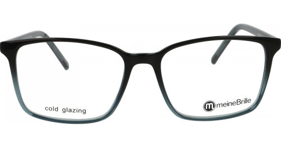 meineBrille 04-30020-01 Schwarz / Blau glänzend - Ansicht 2