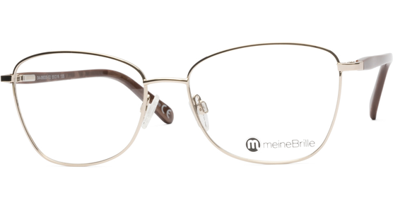 meineBrille 04-06030-02, Gold/Nougat links - Ansicht 2