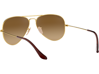 Ray-Ban Sonnenbrille Unisex Ray-Ban Aviator Gradient RB3025 001/M2 Gold/Braun 58 - MEDIUM Ansicht 5