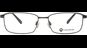 meineBrille 04-12090-01, Dunkel Gun matt / Schwarz glänzend