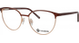 meineBrille 04-30010-02 Rot matt/Kupfergold glänzend