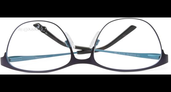 meineBrille 04-96020-02, Dunkel Violett/Türkis Matt umgedreht - Ansicht 6