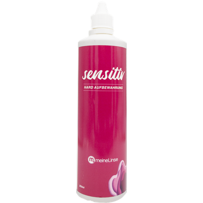  meineLinse sensitiv hard Aufbewahrung Einzelflasche Ansicht 2