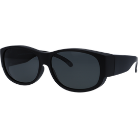 SunRay Sonnenbrille Unisex SunRay 06-71400-03 Überbrille, Schwarz matt