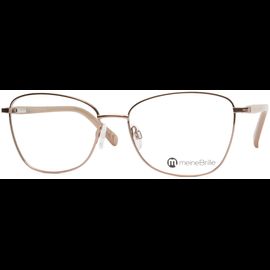 meineBrille 04-06030-03, Kupfergold/Perlgrau Front