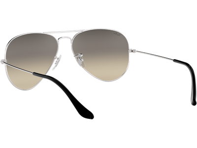 Ray-Ban Sonnenbrille Unisex Ray-Ban Aviator Gradient RB3025 003/32 Silber/Grau 58 - MEDIUM Ansicht 5