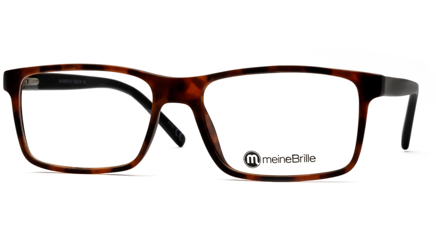 meineBrille 04-06010-01, dunkel Havanna links