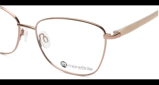 meineBrille 04-06030-03, Kupfergold/Perlgrau Nah - Ansicht 6