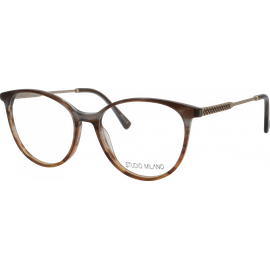 Studio Milano Brille Damen Studio Milano 01-20550-01 5417 braun Verl./gold matt