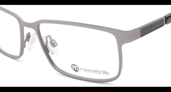 meineBrille 04-69080-02, Dunkel Gun/Schwarz nah - Ansicht 4