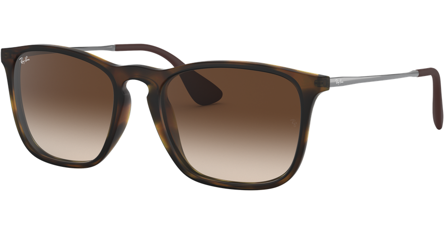 Ray-Ban Sonnenbrille Herren Ray-Ban RB4187 Chris Matt Havanna / Verlauf Braun 856/13 54 Ansicht 1