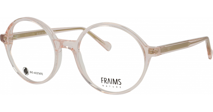 FRAIMS Brille Damen FRAIMS NATURE 03-41190-02 Holly, rosè transparent glänzend Ansicht 1
