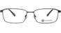 meineBrille 04-12090-01, Dunkel Gun matt / Schwarz glänzend
