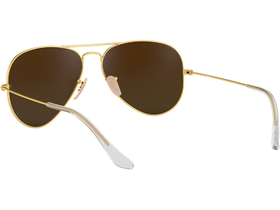 Ray-Ban Sonnenbrille Unisex Ray-Ban Aviator Flash Lenses RB3025 112/19 Gold/grün Verspiegelt 58 - MEDIUM Ansicht 5