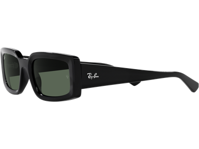 Ray-Ban Kiliane RB4395 667771, Schwarz Grün MEDIUM - Ansicht 2