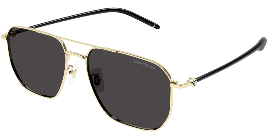 Montblanc Sonnenbrille Herren Montblanc MB0367SA 60 001 Ansicht 1