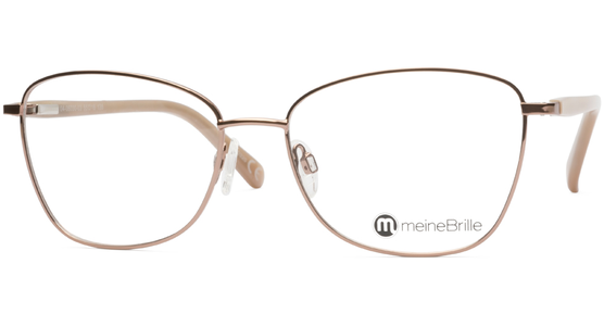 meineBrille 04-06030-03, Kupfergold/Perlgrau Links - Ansicht 2