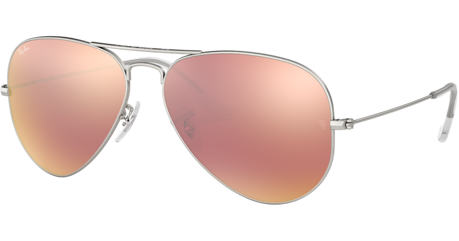 Ray-Ban Sonnenbrille Unisex Ray-Ban Aviator Flash Lenses RB3025 019/Z2 Silber/Verspiegelt 58 - MEDIUM Ansicht 1