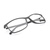 meineBrille 04-69020-02, Schwarz Matt liegend