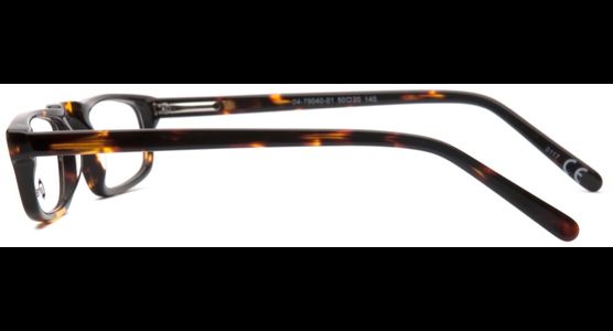 meineBrille 04-79040-01, Dunkel Havanna seite - Ansicht 5