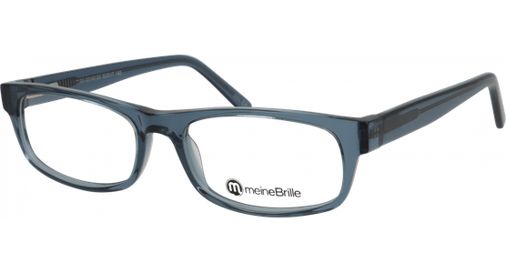 meineBrille 04-40140-02, Blau transparent - Ansicht 2