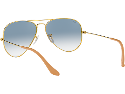 Ray-Ban Sonnenbrille Unisex Ray-Ban Aviator Gradient RB3025 001/3F Gold/Blau 58 - MEDIUM Ansicht 5