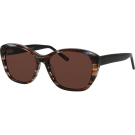meineBrille Sonnenbrille Damen meineBrille 14-46120-01, Braun/Blau glänzend - Mehrfarbig
