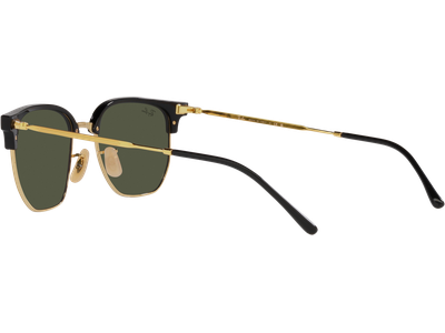 Ray-Ban New Clubmaster RB4416 Glänzendes Schwarz auf Gold/ Grün 601/31 - Ansicht 4