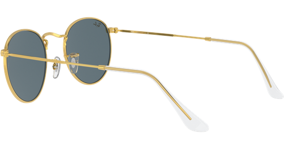 Ray Ban Round Metal RB3447 9196R5 Gold Blau
