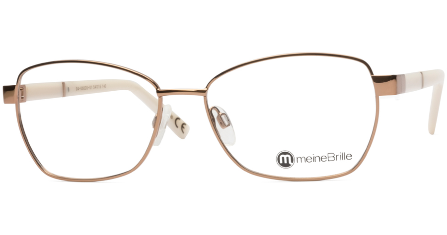 meineBrille 04-06020-01, Kupfergold/Alabaster Links