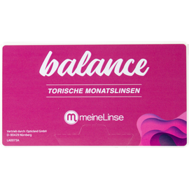 Monatslinsen Torisch meineLinse balance torische Monatslinsen 3er