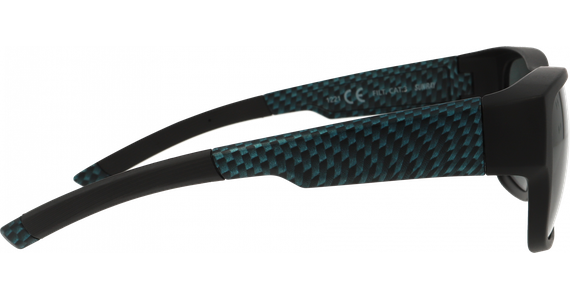 SunRay 06-00310-02 Überbrille,  Schwarz/Carbon, Blau matt - Ansicht 4