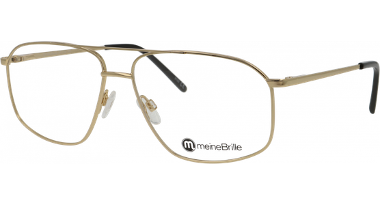 meineBrille 04-20190-02 Gold glänzend Schrägansicht links - Ansicht 2