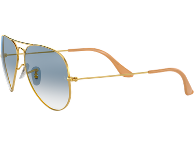 Ray-Ban Sonnenbrille Unisex Ray-Ban Aviator Gradient RB3025 001/3F Gold/Blau 58 - MEDIUM Ansicht 2