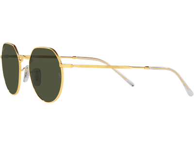 Ray-Ban Sonnenbrille Unisex Ray-Ban RB3565 Jack Glänzend Gold / Grün 919631 53 Ansicht 2