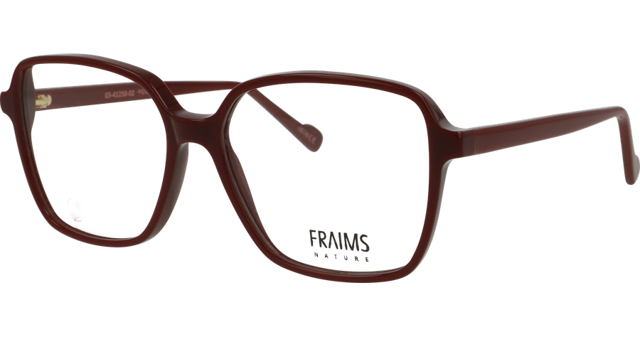 FRAIMS Brille Unisex FRAIMS NATURE 03-41250-02 Rose II, Bordeaux glänzend Ansicht 1