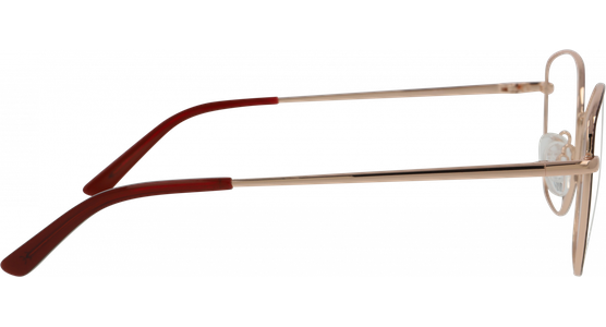 meineBrille 04-40110-01, Weinrot/Roségold glänzend - Ansicht 4