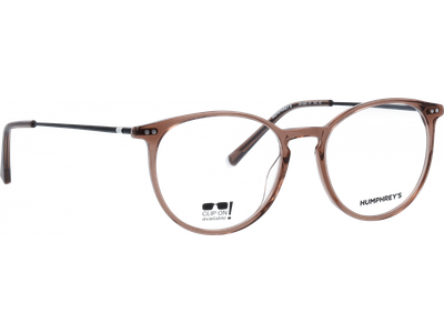 Humphreys Brille Unisex Humphrey´s 581069 61 5117 Braun Transparent Ansicht 3
