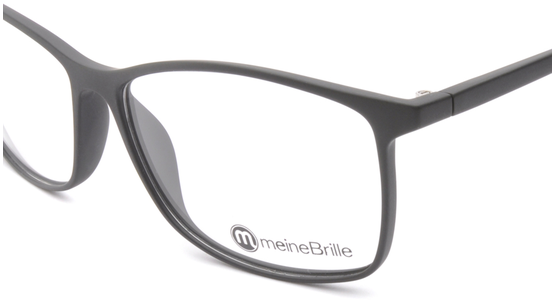 meineBrille 04-69020-02, Schwarz Matt nah - Ansicht 7