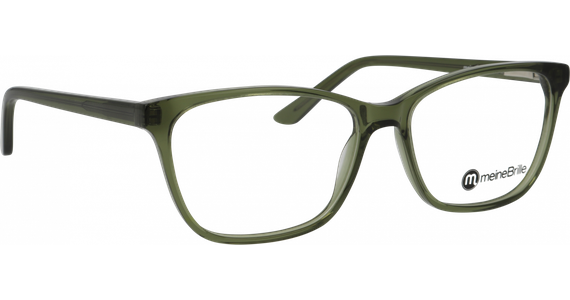 meineBrille 04-40130-02, Grün transparent  - Ansicht 3