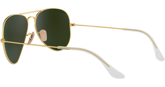 Ray-Ban Aviator Flash Lenses RB3025 112/17, Gold/Blau Verspiegelt 55 - SMALL - Ansicht 5