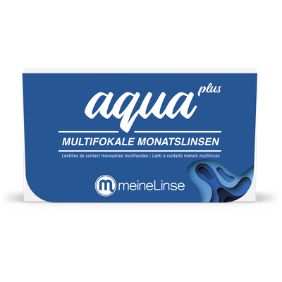 meineLinse aqua plus multifokale Monatslinsen 3er