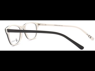meineBrille 04-69040-02, Schwarz/Creme seite
